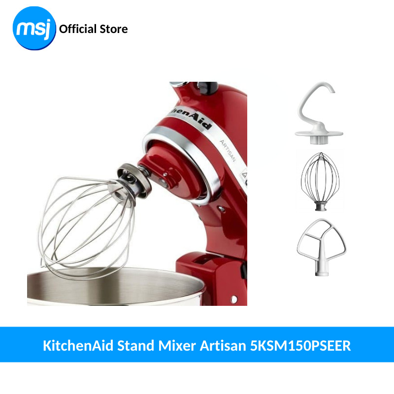 KitchenAid Stand Mixer Artisan - 4.8L - 5KSM150PSEER - Red