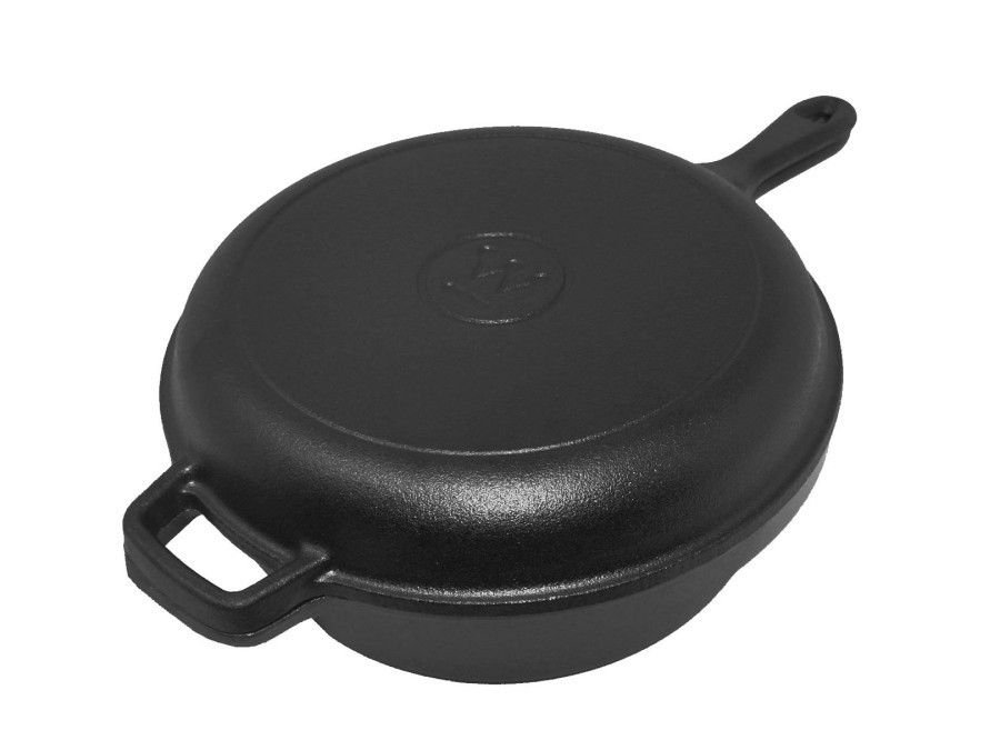 Westinghouse 3 Quart Seasoned Cast Iron Dutch Oven With Lid WCCI0012BK