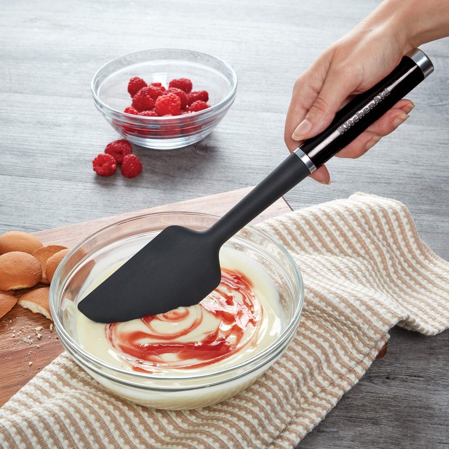KitchenAid Scraper Spatula Silicone Black - KCG031OHOBE