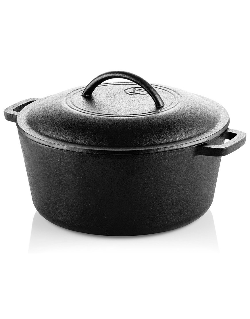 Westinghouse 5 Quart Seasoned Cast Iron Dutch Oven - WCCI0010BK