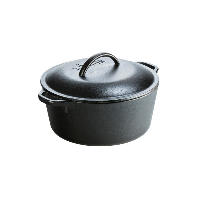 Lodge Cast Iron 5 Quart Dutch Oven - L8DOL3