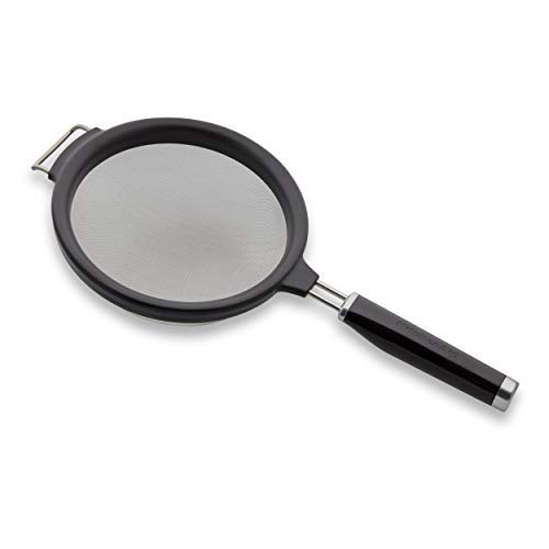 KitchenAid 7 Inch Strainer with Metal Lip Black - KCG161OHOBE