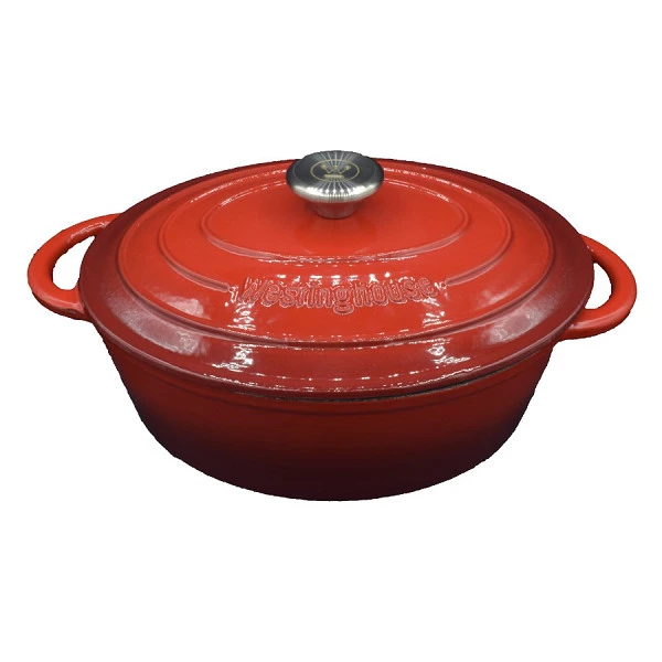 Westinghouse 2,5 L Cast Iron Round Enamel Casserole Red - WCCI00015ERD
