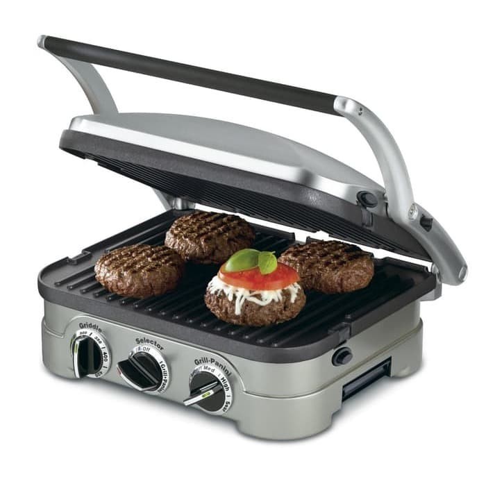 Cuisinart Griddler 5 in 1 Grill and Panini Press GR-4NHK