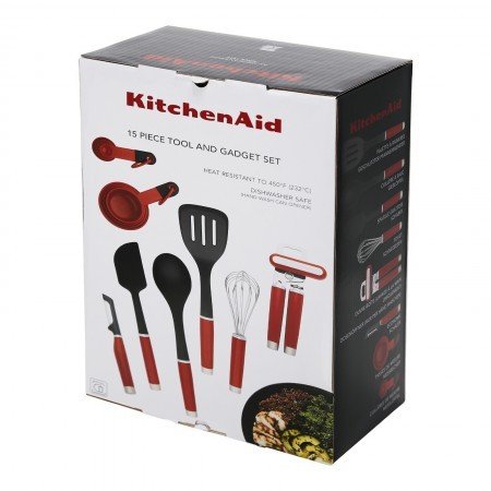 KitchenAid 15 pcs Tools and Gadget Set Red - KO447BXERI