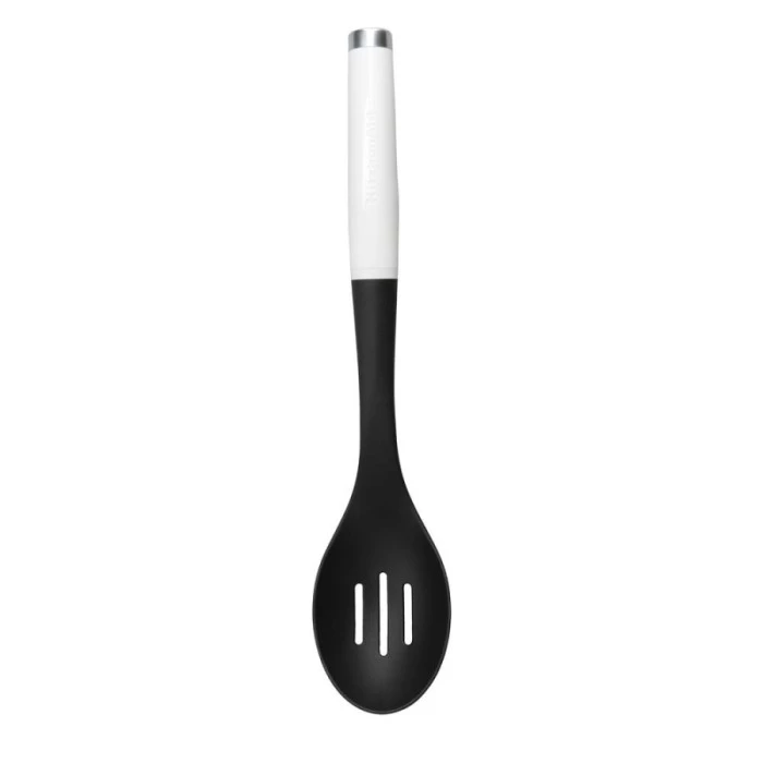 KitchenAid Slotted Spoon Nylon White - KCG004OHWHE