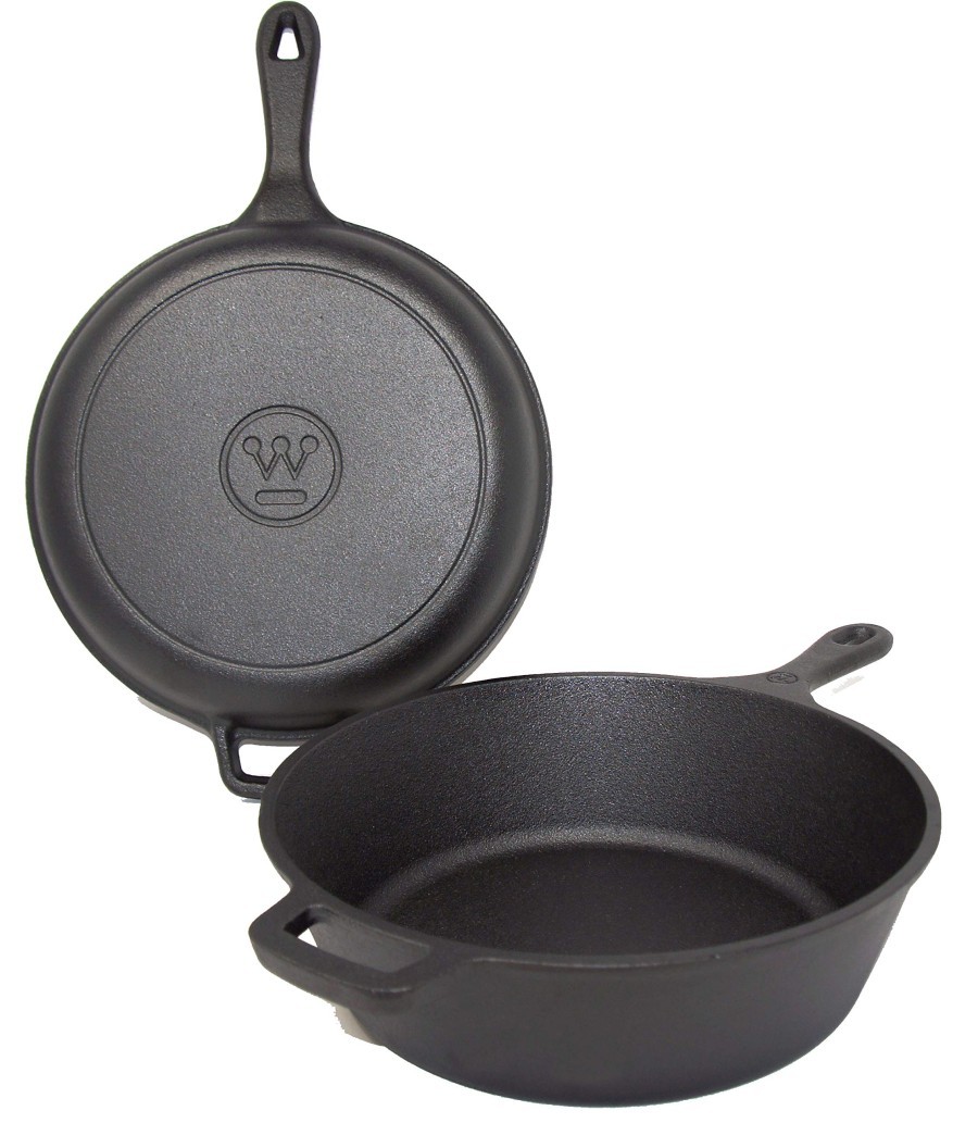 Westinghouse 3 Quart Seasoned Cast Iron Dutch Oven With Lid WCCI0012BK