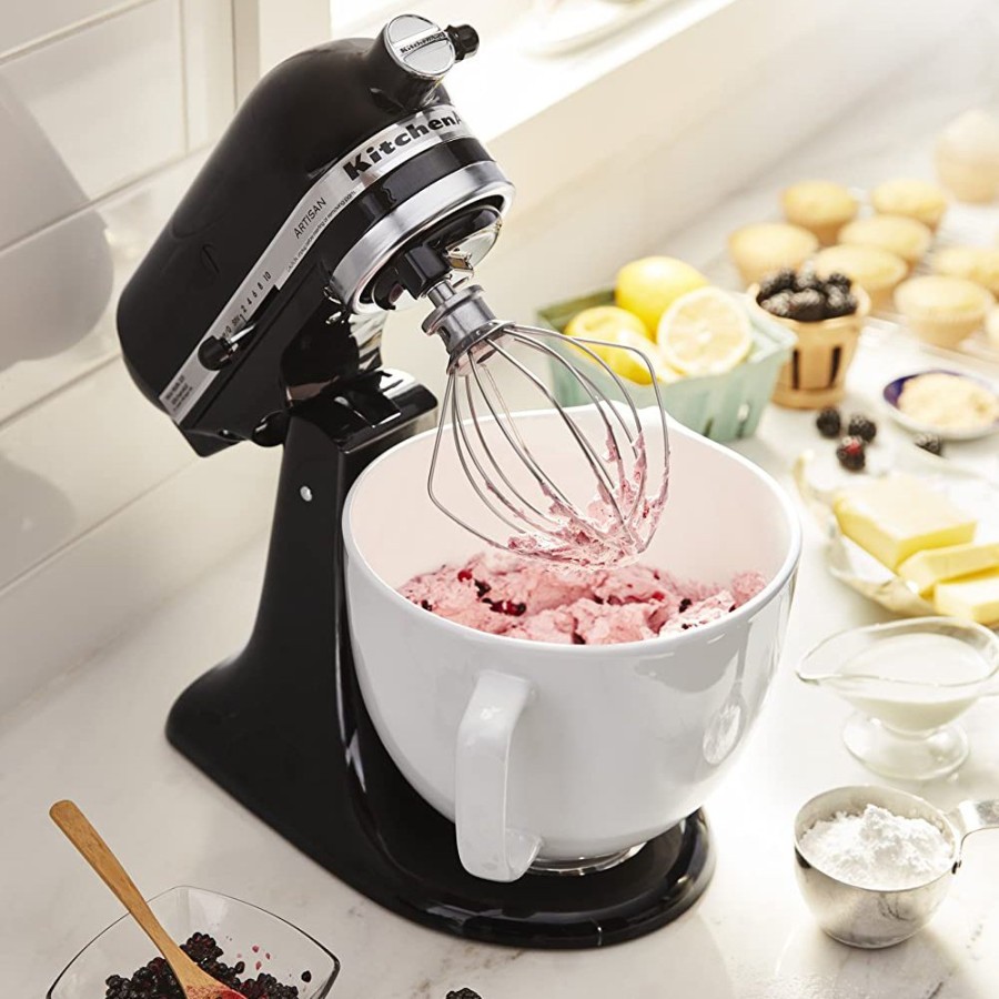 KitchenAid 5 Quart White Chocolate Ceramic Bowl - KSM2CB5LW