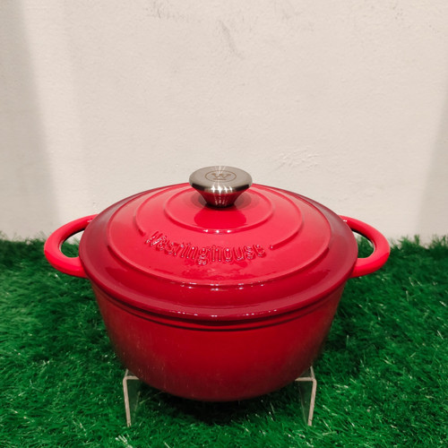 Westinghouse 2,5 L Cast Iron Round Enamel Casserole Red - WCCI00015ERD