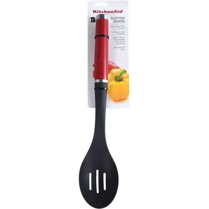 KitchenAid Slotted Spoon Nylon Empire Red - KAG004OHERE