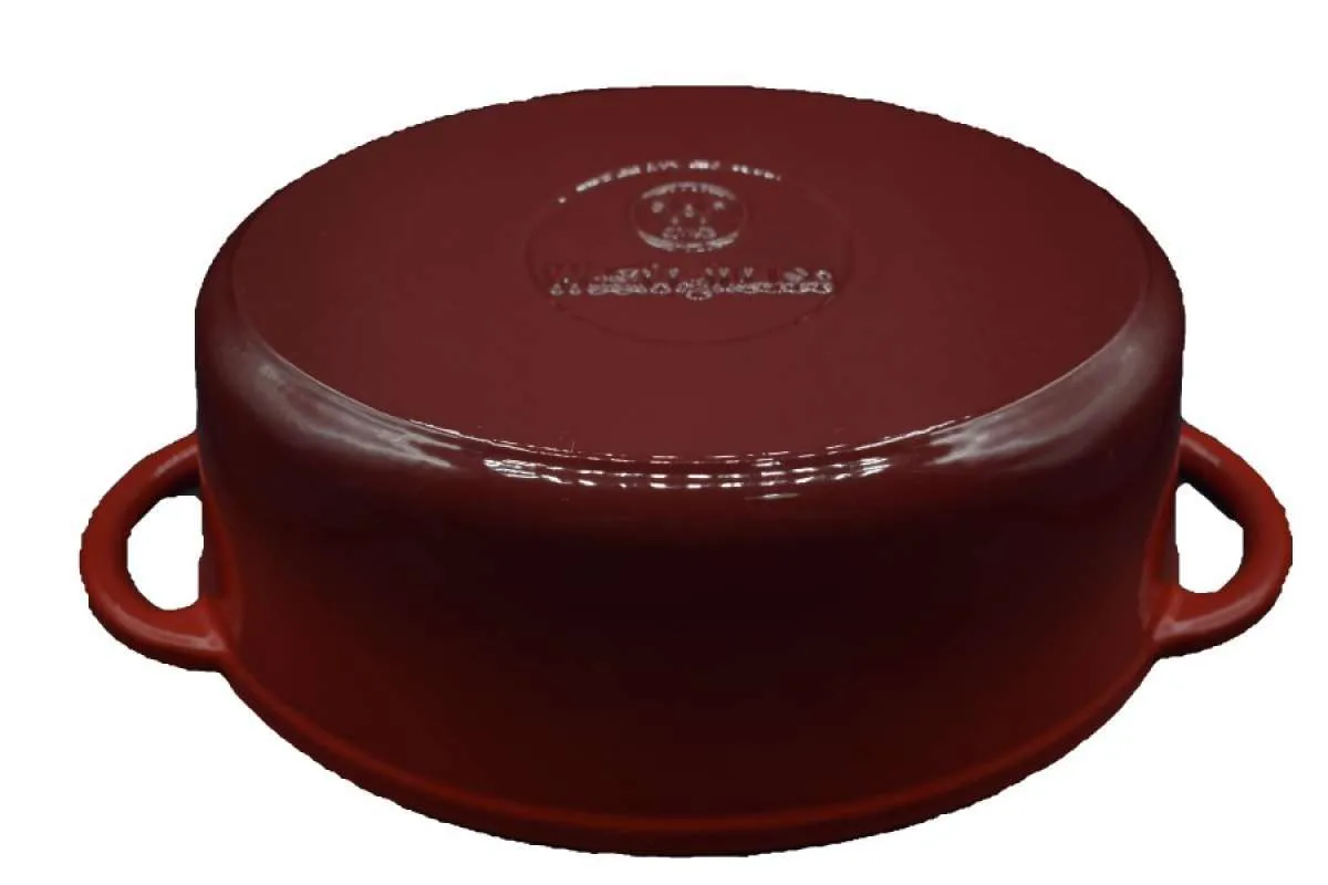 Westinghouse 3,5 L Cast Iron Round Enamel Casserole Red - WCCI00013ERD