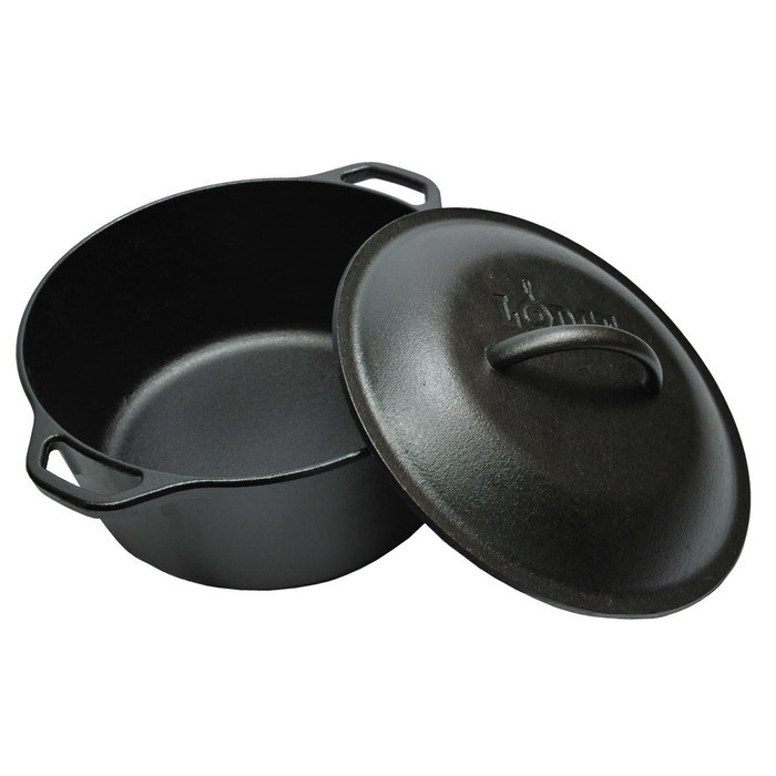 Lodge Cast Iron 5 Quart Dutch Oven - L8DOL3