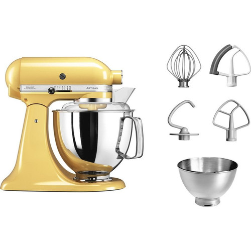 KitchenAid Stand Mixer Artisan 4.8L Majestic Yellow - 5KSM175PSEMY