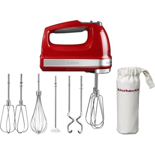 KitchenAid 9-Speed Hand Mixer Empire Red - 5KHM9212EER