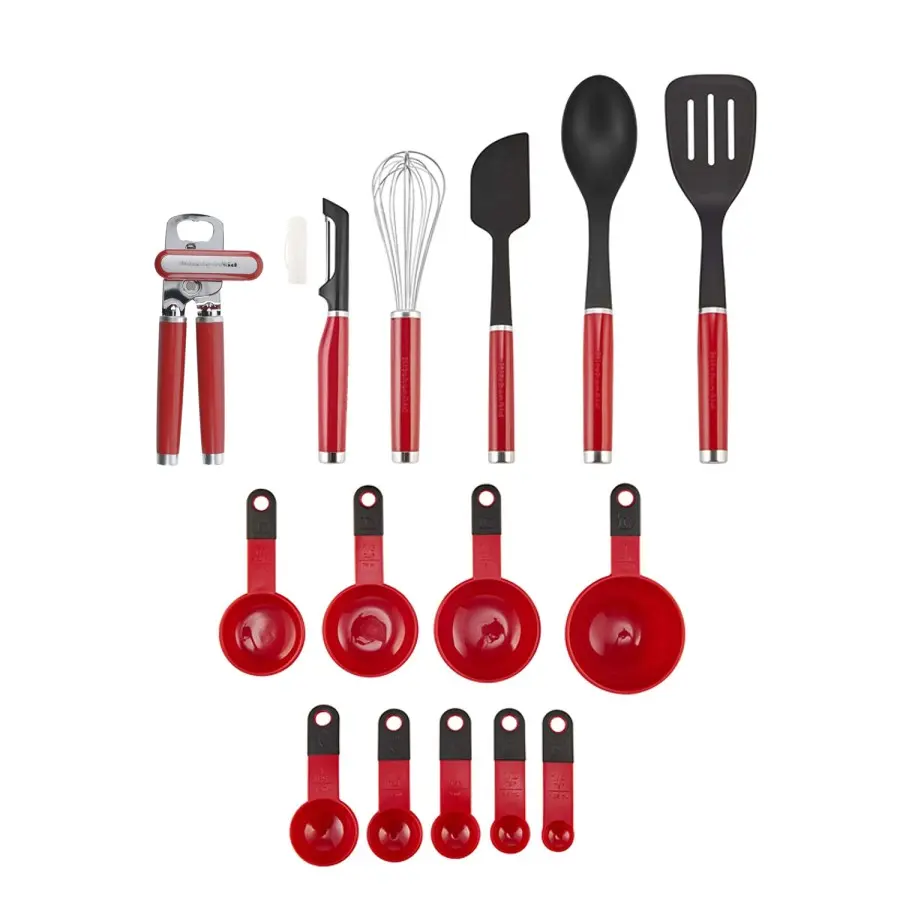 KitchenAid 15 pcs Tools and Gadget Set Red - KO447BXERI