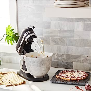 KitchenAid 5 Quart Whispering Floral Ceramic Bowl - KSM2CB5PWF