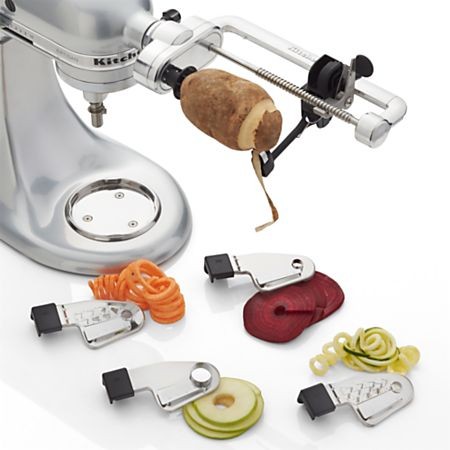 KitchenAid 5 Blade Spiralizer with Peel, Core and Slice - KSM1APC