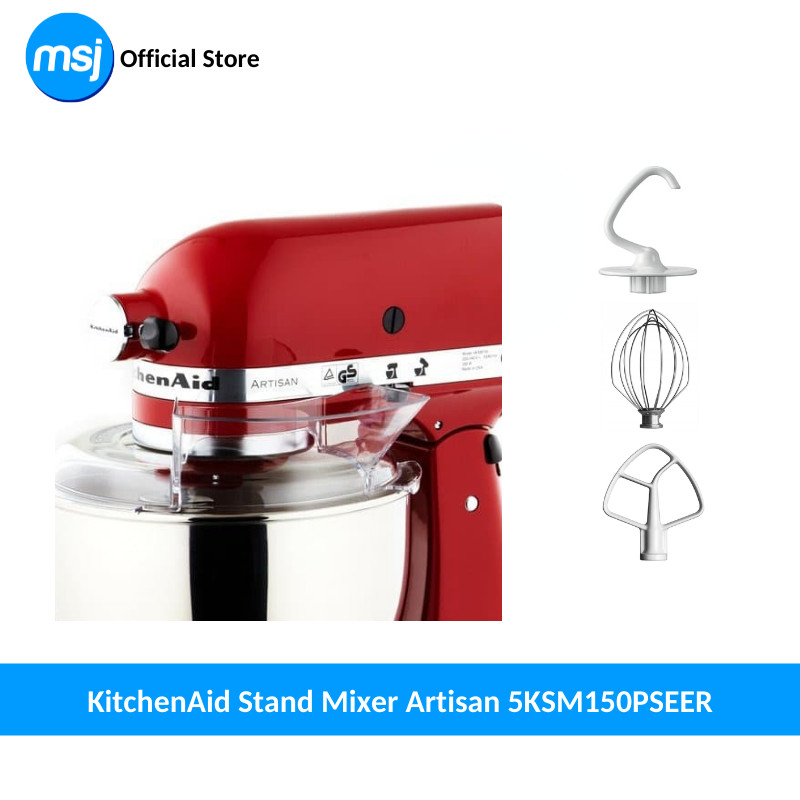 KitchenAid Stand Mixer Artisan - 4.8L - 5KSM150PSEER - Red