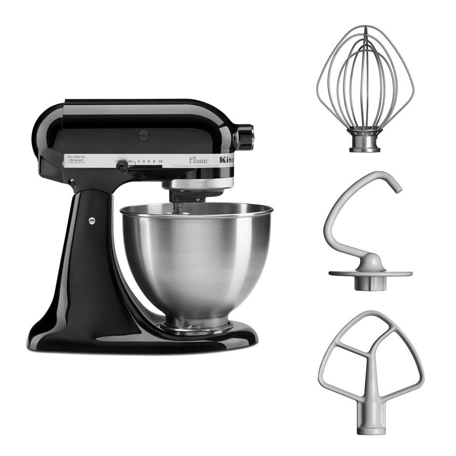 KitchenAid Classic Stand Mixer 4,3 L Onyx Black - 5K45SSEOB