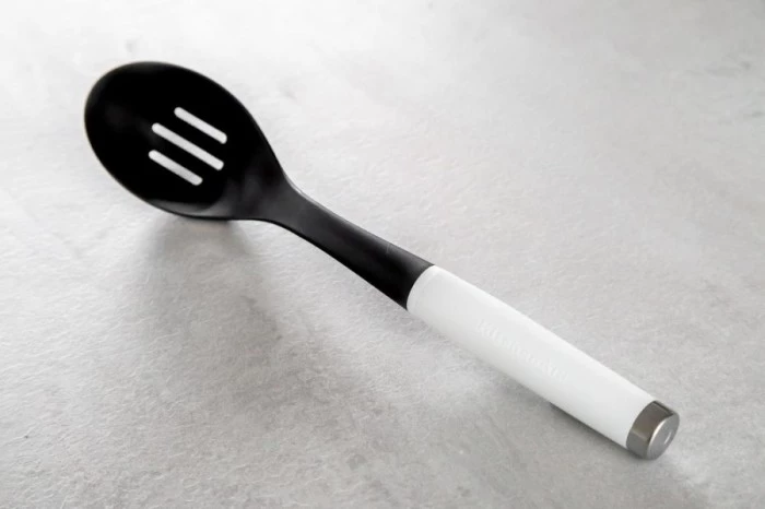 KitchenAid Slotted Spoon Nylon White - KCG004OHWHE