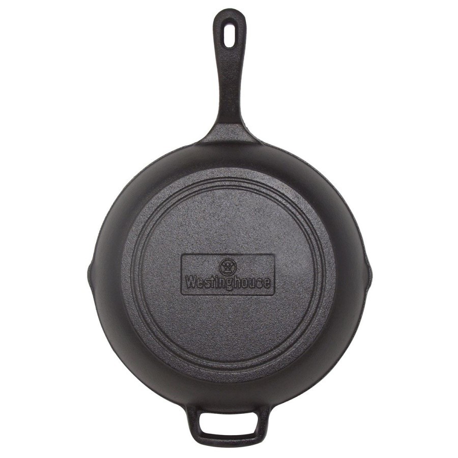 Westinghouse 12 Inch Seasoned Cast Iron Skillet - WCCI0004BK