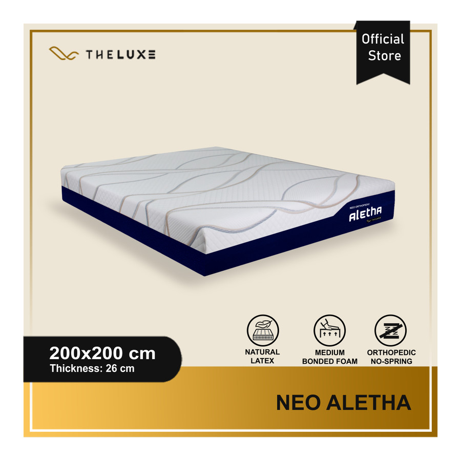 Kasur Orthopedic Rebonded latex The Luxe Aletha 160x200cm Queen