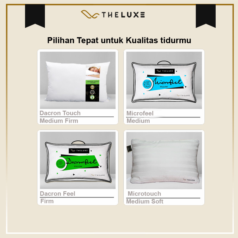Bantal Hotel The Luxe Pillow Dacron Touch