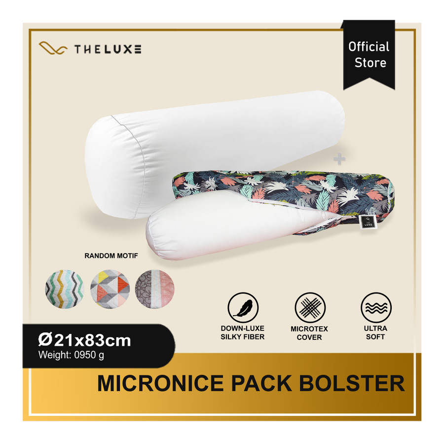 GULING HOTEL + SARUNG PROTECTOR The Luxe Bolster Micronice Pack