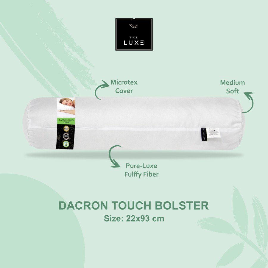 Guling Hotel The Luxe Bolster Premium Dacron Touch