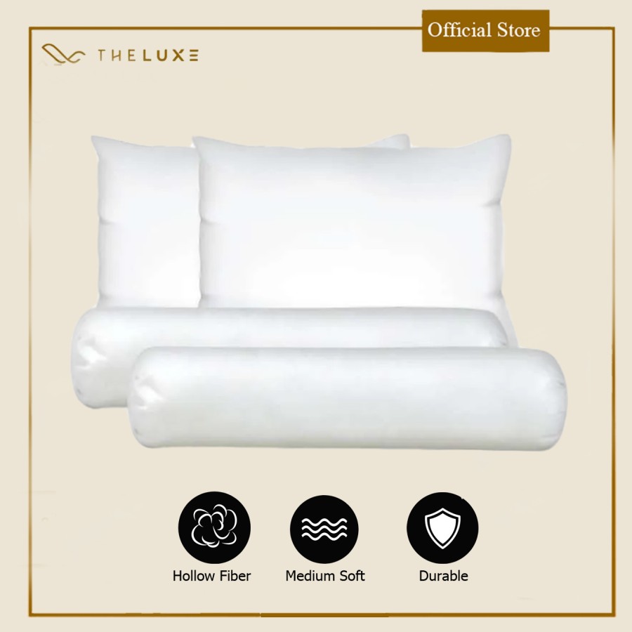 Paket Bantal & Guling reveire Compact 2 pillow & 2 Bolster
