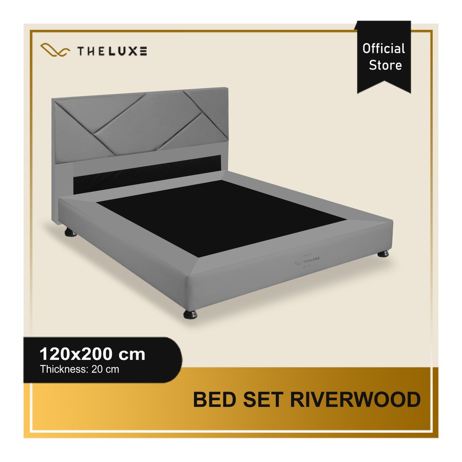 Tempat Tidur Bed Frame Set Riverwood FREE ONGKIR JABODETABEK