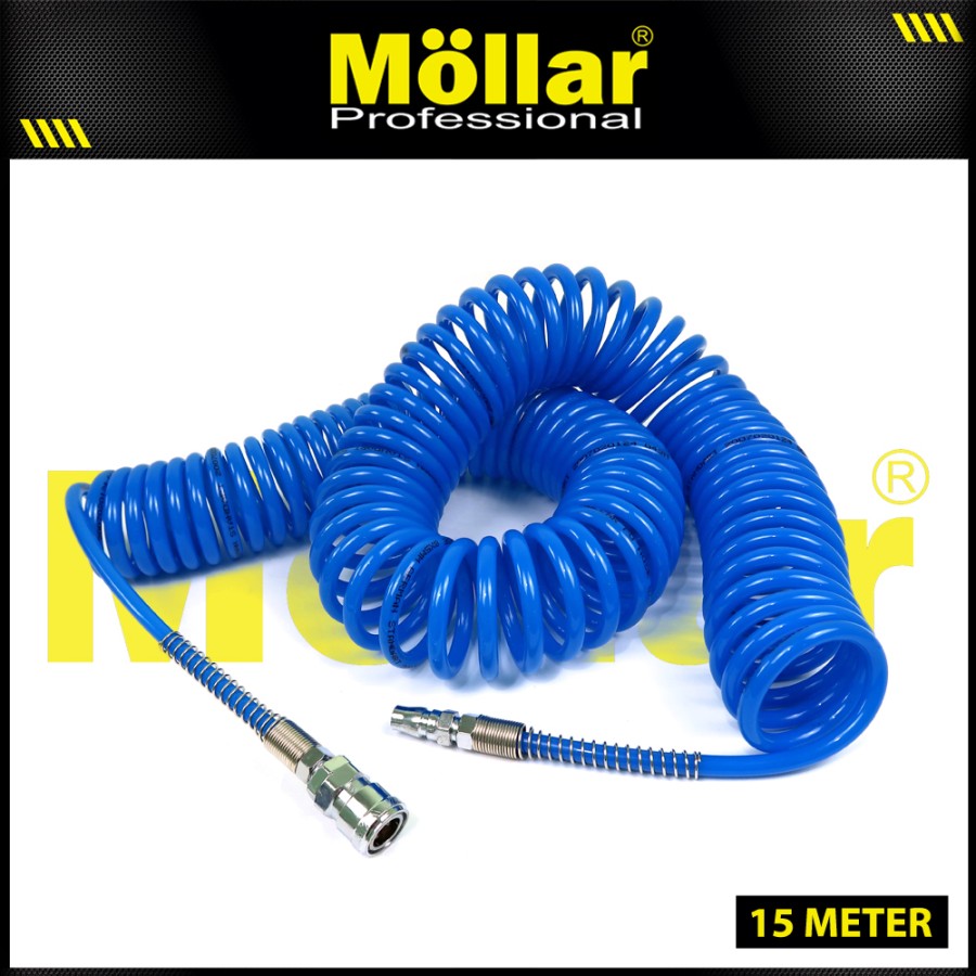 MOLLAR Spiral Kompresor Angin - Biru - 15m