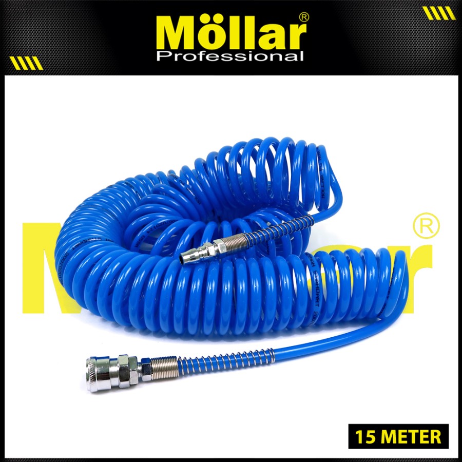 MOLLAR Spiral Kompresor Angin - Biru - 15m