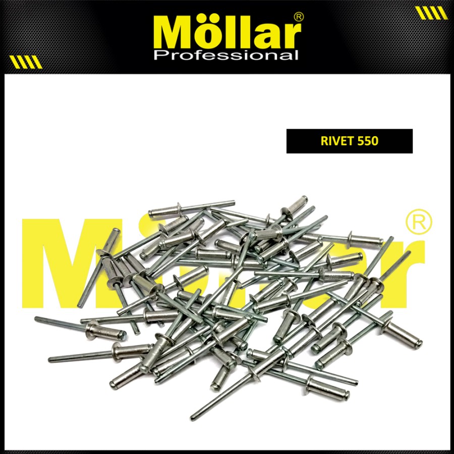 MOLLAR 93-144 Paku Rivet 550 - 4 mm x 12.7 mm 
