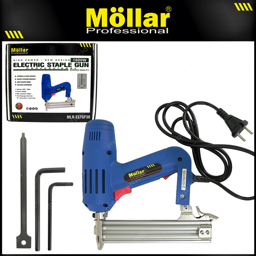MOLLAR ESTGF1022 Staples Gun Listrik - 10 - 22 mm