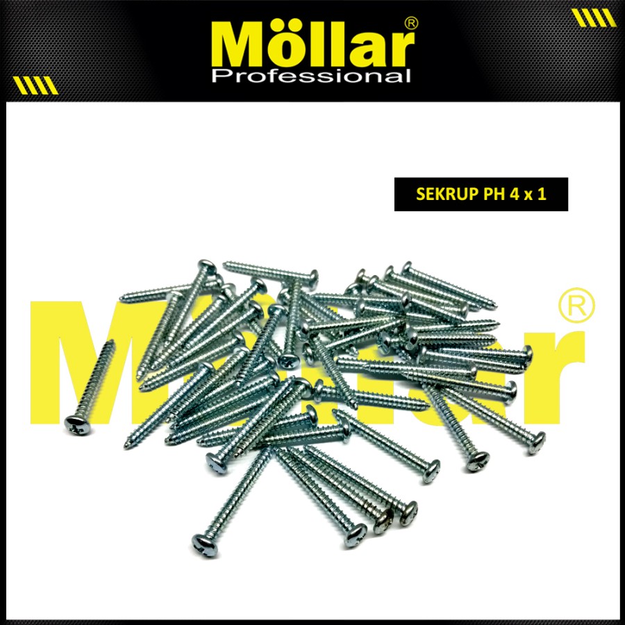 MOLLAR 93-019 Sekrup Tapping PH - 4 x 1 
