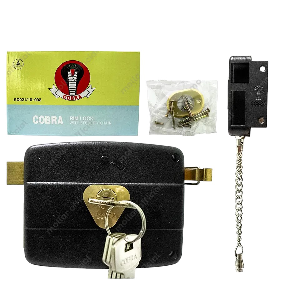 Cobra 6683 Black Kunci Pintu Gerbang Besi Otomatis Computer Key Lock