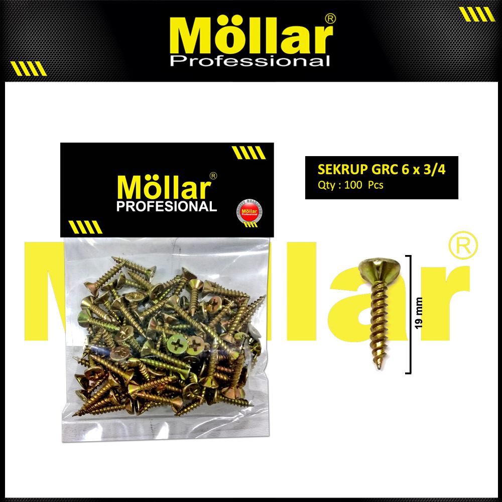 MOLLAR 93-005 Sekrup GRC - 6 x 3/4