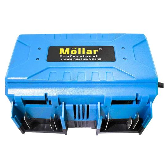 Mollar Power Charging Bank Baterai 20V Li-Ion Portable Charger Station