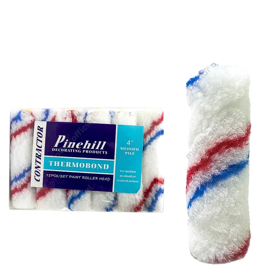 Pinehill PH-860 12 pcs Wool Paint Roller Bulu Kuas Cat Tembok Kapal 4"