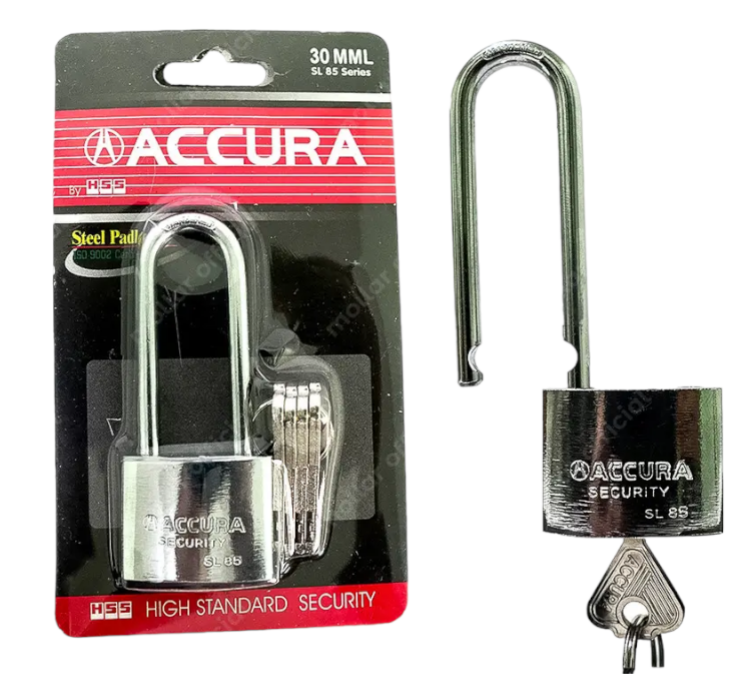 Accura SL85 Kunci Gembok 30 mm Leher Panjang Long Padlock Pintu Rumah