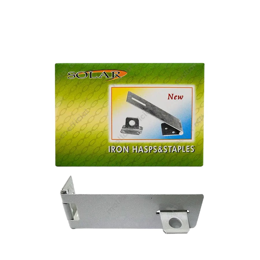 Solar Overval Metalik 4" Tempat Gembok Grendel Pintu Overpal Plat Besi
