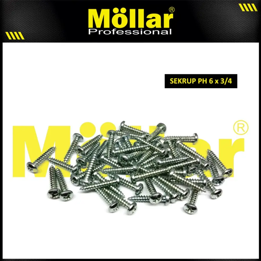 MOLLAR 93-023 Sekrup Tapping PH - 6 x 3/4