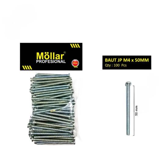 MOLLAR Baut JP 4 x 50 - 100 pcs