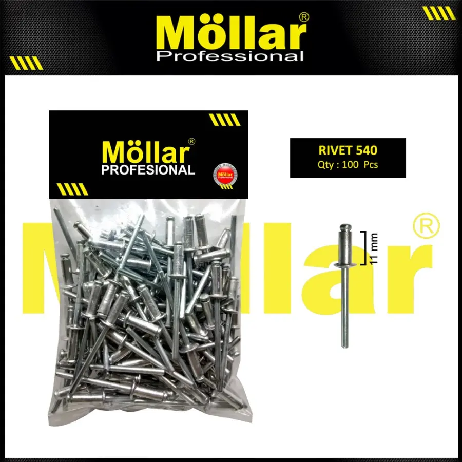 MOLLAR 93-143 Paku Rivet 540 - 4 mm x 11 mm
