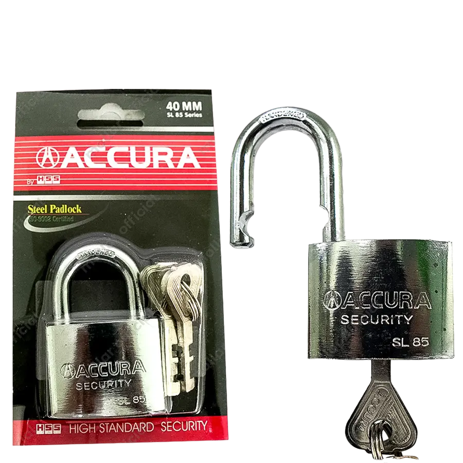 Accura SL85 Kunci Gembok 40 mm Leher Pendek Short Padlock Pintu Rumah
