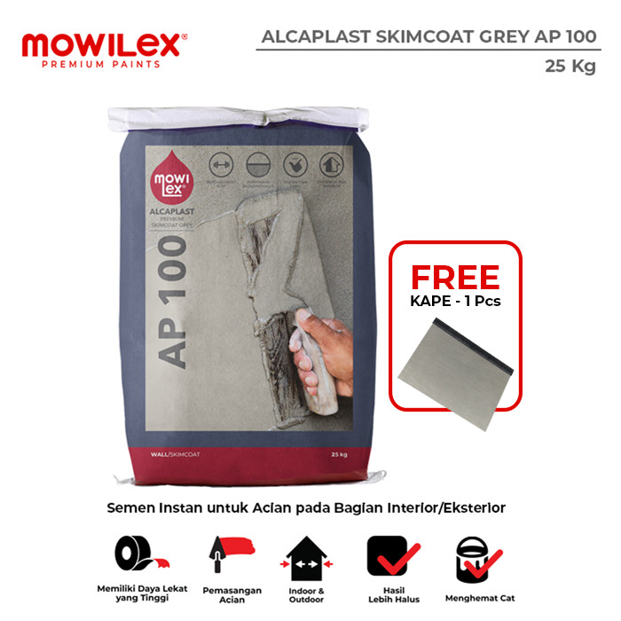 Jual Mowilex Alcaplast Skimcoat Ap Bahan Bangunan Kg