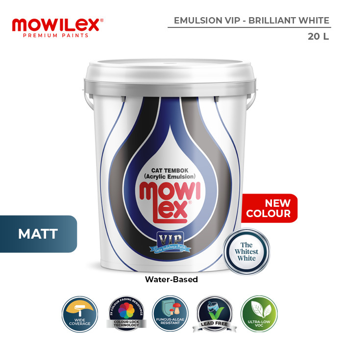 [NEW] Mowilex Emulsion VIP Cat Tembok 20 L