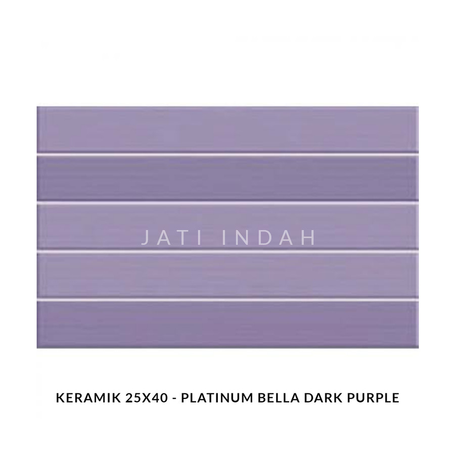 KERAMIK DINDING 25x40cm PLATINUM BELLA DARK PURPLE