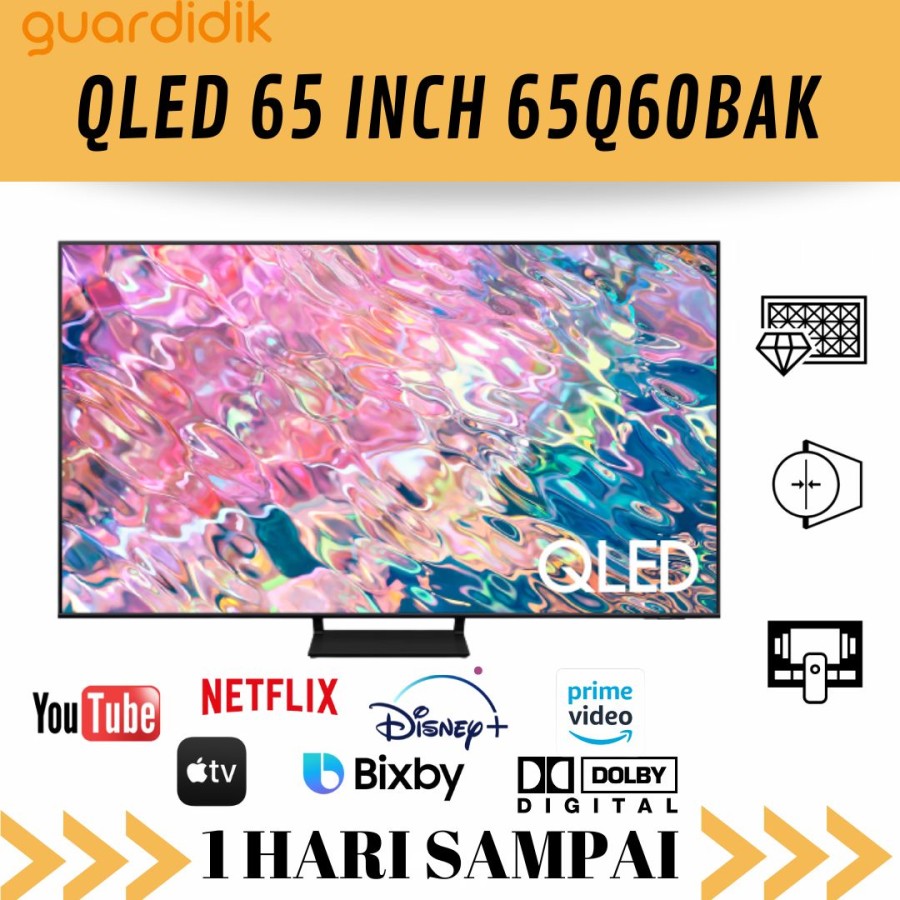 TV SAMSUNG 65 INCH 65Q60B QLED SMART TV UHD 4K 65Q60BAK 65Q6